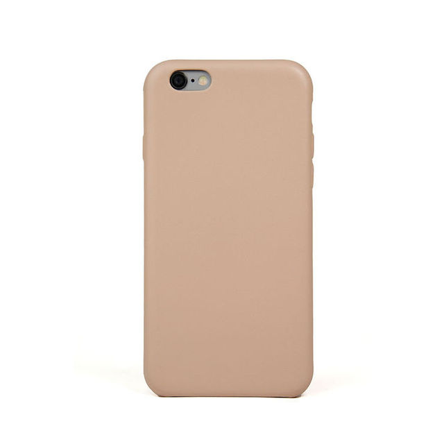 For 6/6s Case in Pink Full Grain Italian Leather