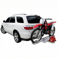 Vente en gros acier anti-basculement scooter dirtbike attelage rampe de montage suv voiture porte-bagages arrière pour moto