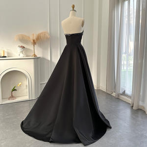 Abiti da sera eleganti arancioni lunghi in stile arabico 2024 lusso <span class=keywords><strong>con</strong></span> <span class=keywords><strong>spacco</strong></span> <span class=keywords><strong>laterale</strong></span> <span class=keywords><strong>nero</strong></span> Dubai abiti da donna per festa di nozze Scz010-1 - Product Image 6