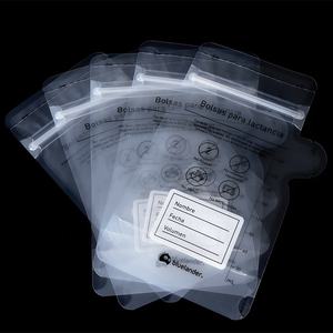 Sacs de conservation du lait maternel sans BPA de 200 ml avec fermeture éclair, logo personnalisé, 30 unités, étanches et sécurisés pour le stockage de la bière et de l'eau minérale - Product Image 1