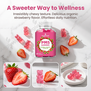 Complément alimentaire Aeglewell PMS Gummies pour soulager l'équilibre féminin, gummies PMS en vrac - Product Image 3