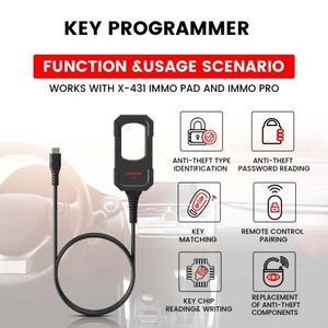 Unité principale de programmeur de clé de lancement X431 uniquement sans super puce et clés intelligentes utilisée avec le X431 <span class=keywords><strong>IMMO</strong></span> ELITE & X431 <span class=keywords><strong>IMMO</strong></span> PLUS - Product Image 4