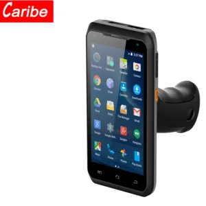 CCaribe 5.5 Inch Android PDA Dữ Liệu Bộ Sưu Tập Android Barcod Máy Quét Với Nfc 125K Uhf 900Mhz Dài Khoảng Cách Đọc