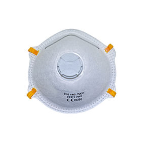 DM007V-C En 149ได้รับการรับรองคาร์บอนเพิ่มความสะดวกสบายในงานอุตสาหกรรมหน้ากากทรงถ้วย valved - Product Image 4