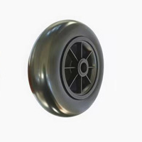 Roue en mousse PU et caoutchouc pleine de 8 pouces, haute qualité, pour poussette, chariot de camping extérieur, usage intensif