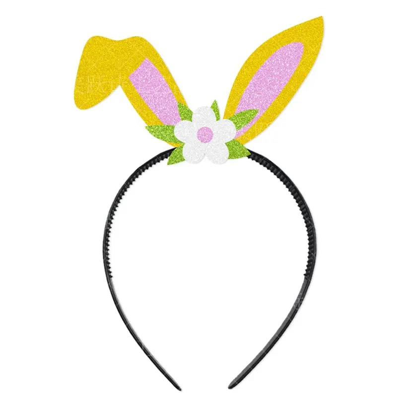 패션 핫 세일 귀여운 토끼 귀 머리띠 코스프레 부활절 파티 봉제 당근 토끼 귀 머리띠