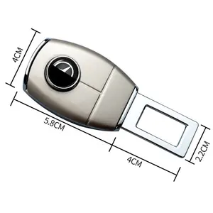 Vendita calda accessori Auto universali spina cintura di sicurezza decorazione interna estensione cintura di sicurezza chiusura universale