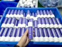 Mousse blanchissante pour les dents V34 Purple, mousse correctrice de couleur pour éliminer les taches jaunes sur les dents