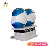 Chaise Egg de réalité virtuelle 9D d'occasion bon marché Cinéma pour 2 joueurs Sièges dynamiques Expérience amusante