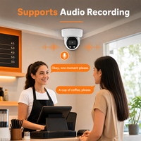 Caméra IP réseau 2MP 4MP compatible Onvif, Plug & Play, NVR, double éclairage, caméra de sécurité 1080P, extérieure, OEM, vision nocturne, IP67