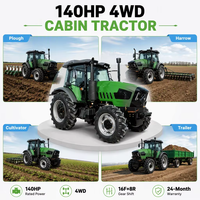 Tracteur agricole 4x4 140 CV avec cabine – Prix pour le marché agricole en Zambie