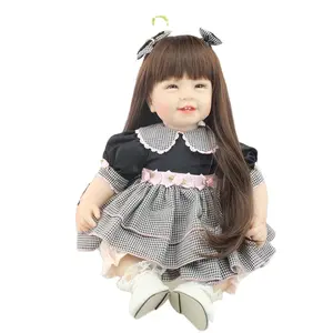 55厘米新生婴儿娃娃，看起来真正的 22 英寸磁性奶嘴硅胶乙烯基婴儿娃娃生日玩具礼物