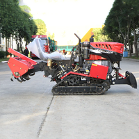 Matériel agricole, mini-cultivateur à chenilles en caoutchouc, machine agricole multifonctionnelle haute puissance, tracteur à chenilles