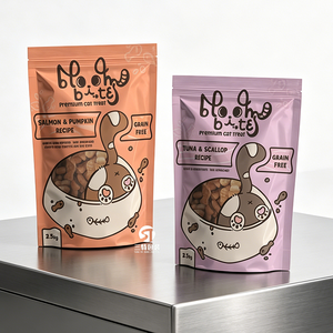 Custom Printed Aluminum Foil Pet Treat <b>Packaging</b> <b>Bags</b> Moisture Proof Resealable Dog Food Cat Food <b>Packaging</b> Pouch - Product Image 3