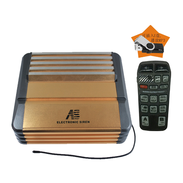 400W Wireless Siren Car Siren Sirena Ambulancia Emergency Vehicle Electronic Ambulance Firefighter Siren Alarm
