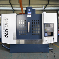 Centre d'usinage vertical CNC VMC1370 à 4 axes de grande taille avec commande GSK, broche simple, cône BT40, ATC 24T, haute précision