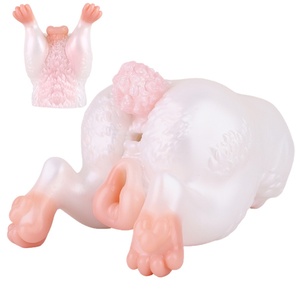 Masturbateur masculin GEEBA Fantasy Rabbit avec vagin de poche, poupée sexuelle animalière en forme de lapin avec vagin, jouet sexuel pour hommes. - Product Image 1