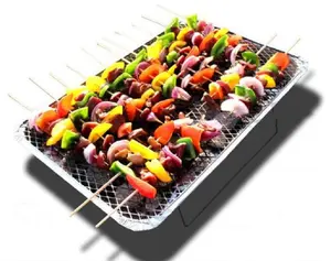 Outdoor Ready To Use Instant Disposable BBQ Smokeless Charcoal Grill for Camping