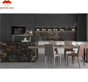 Losa de Mármol Negro Pulido de Italia, Alta Calidad, Ecológico y Duradero para Encimeras de Cocina, Baños, Pisos de Comedor - Product Image 6