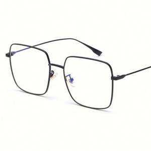 Gafas de Lectura y Ordenador con Montura Metálica Delgada Cuadrada Grande 2019, Gafas de Gran Tamaño con Protección Anti Luz Azul - Product Image 4