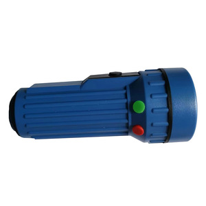 Lampe torche multifonctionnelle à signalisation, lumière LED rouge, jaune, blanche, randonnée, recherche, patrouille quotidienne des grottes, fonctionne sur piles - Product Image 2