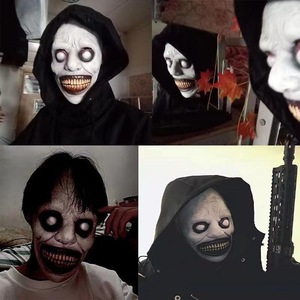 Máscara <span class=keywords><strong>de</strong></span> Exorcista Sonriente, Máscara <span class=keywords><strong>de</strong></span> Demonio con Ojos Blancos Espeluznantes, Disfraz <span class=keywords><strong>de</strong></span> Halloween, Accesorio <span class=keywords><strong>de</strong></span> Cosplay, Máscara <span class=keywords><strong>de</strong></span> Fantasma Aterrador - Product Image 6