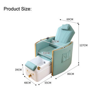 Fabrika sıcak satış çocuklar yatak taşınabilir güzellik salonu pembe pedikür masaj koltuğu ayak Spa - Product Image 6