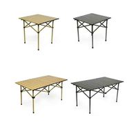 Table Portable de Camping Pas Cher Extérieur Carton Acier Pique-Nique Portable Tables Extérieures Pliantes Mobilier de Camping Tables de Pique-Nique