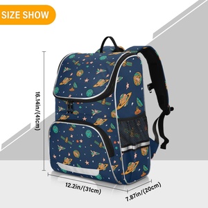 Custom Cute Cartoon Cool <b>Children</b> <b>Backpack</b> Bag Kindergarten Boy Spaceman School Bag School <b>Backpack</b> - Product Image 3