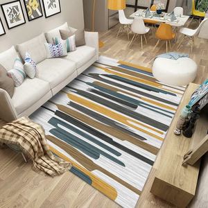 Tapis épais impression 3D personnalisée, ouvertes, velours cristal, lavable, pour salon et fenêtre de baie vitrée - Product Image 2