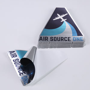 Autocollant en vinyle promotionnel personnalisé imprimé en UV, découpé à la forme, hologramme argenté, imperméable, pour motos - Product Image 2