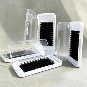 Extensions de cils individuels en cachemire noir mat, volume russe 0.03 0.05, pour marque privée, vente en gros - Product Image 3