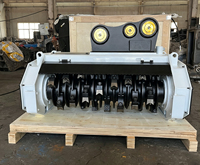 MONDE Hydraulischer Forstmulcher für 1-30 Tonnen Bagger - Landräumung mit Motorpumpe, Getriebe & Lager