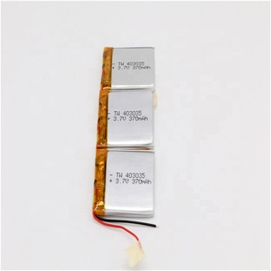 403035 400 mAh 3,7 V flat square smallest graphene lithium polymer rechargeable battery for Bluetooth headset - Product Image 4