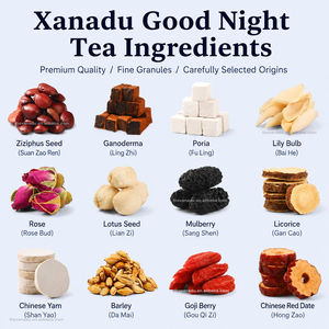 10g de thé Good Night |   <span class=keywords><strong>Tisane</strong></span> de Sommeil aux 12 Herbes : Jujubes, Dattes, Poria Cocos, Lys, Rose, Mûres, Gojis, Orge et Dattes Rouges - Product Image 5
