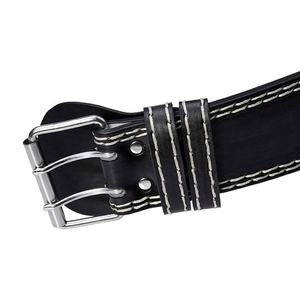 Ceinture de sécurité de gymnastique rembourrée en mousse de vachette de 2025 Offre Spéciale ceinture d'haltérophilie en cuir véritable de 4 pouces équipement de Fitness en gros - Product Image 4