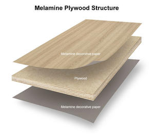 Современная Экологичная Влагостойкая Фанера (ДСП) с Клеем E0 для Декоративной Мебели и Интерьера по Заводской Цене - Product Image 2