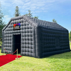 Comercial Pop up LED Black Disco Lighting Mobile Night Club Tent Cube Party Tent Inflable Nightclub - Product Image 1