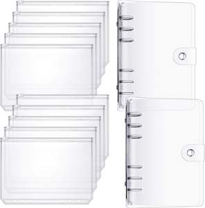 2 Fundas Protectoras de PVC para Libretas de Anillas, para Diario, Agenda, Cuaderno de Viaje - Product Image 1