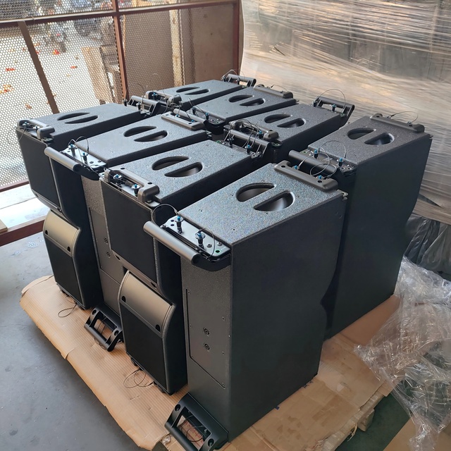 China Professional Manufacture High Quality Speaker Enclosure K208 Double 8 Inch Passive Line Array 2 Way Speaker Cabinet