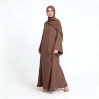 Robe Abaya de mariage musulmane, longueur cheville, faite à la main, respirante, en polyester, coupe ajustée, imprimé numérique, printemps automne, antistatique, grande taille