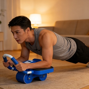 <span class=keywords><strong>Rouleau</strong></span> abdominal innovant à double roue avec technologie de rebond intelligente pour un entraînement efficace à domicile et en extérieur - Product Image 4