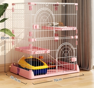 Üreticileri toptan Pet katmanlı katlanır kedi kafes ev kapalı büyük oynanabilir uzay kedi evi - Product Image 5