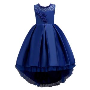 Vestido de Princesa de Flores para Niñas, para Bodas, Fiestas de Cumpleaños, de 3 a 14 Años, Vestido Largo con Falda Alta y Baja, Tutú de Baile - Product Image 3