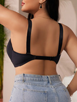 Soutien-gorge à armatures grande taille avec bretelles ajustables respirantes, lingerie à bonnets couvrants pour femmes à forte poitrine, tailles XXL/XXXL