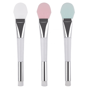 Brocha <span class=keywords><strong>de</strong></span> <span class=keywords><strong>Maquillaje</strong></span> <span class=keywords><strong>de</strong></span> Silicona con Doble Cabezal para Lavado Facial y Aplicación <span class=keywords><strong>de</strong></span> Mascarillas, Herramienta Portátil Personalizable con Logotipo - Product Image 1