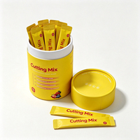 Boîte en papier cylindrique imprimée directement en usine pour l'emballage de capsules de compléments alimentaires