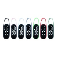 Nouvelle Horloge Murale Tactile LED Lumineuse Minimaliste Créative 2026 en Plastique, Style Montre de Poche Mignonne, Vente en Gros