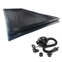 Collecteur d'eau de lavage de voiture, tapis de lavage gonflable en PVC étanche, boîte de rangement pour véhicule