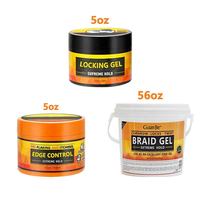 Gel Coiffant Unisexe Personnalisé 4oz à Tenue Forte aux Herbes pour Tresses et Locs, Gel Conditionnant et Brillant pour Cheveux